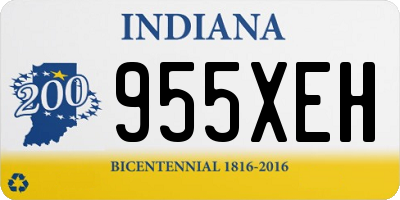 IN license plate 955XEH