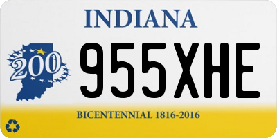IN license plate 955XHE