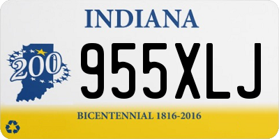 IN license plate 955XLJ