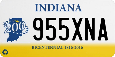 IN license plate 955XNA