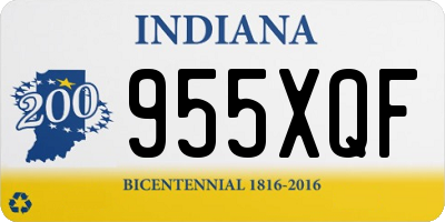 IN license plate 955XQF