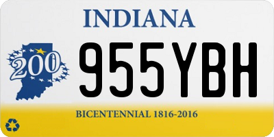 IN license plate 955YBH