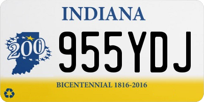 IN license plate 955YDJ
