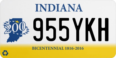 IN license plate 955YKH