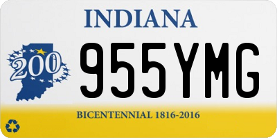 IN license plate 955YMG