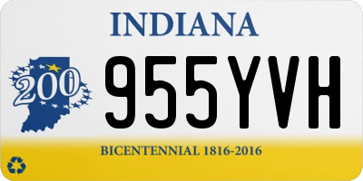 IN license plate 955YVH