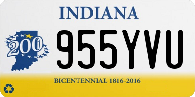 IN license plate 955YVU