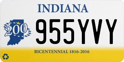 IN license plate 955YVY