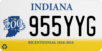 IN license plate 955YYG
