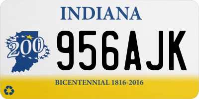 IN license plate 956AJK
