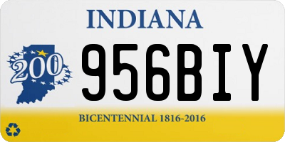 IN license plate 956BIY