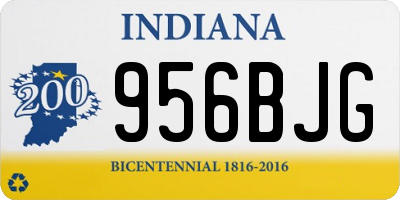 IN license plate 956BJG