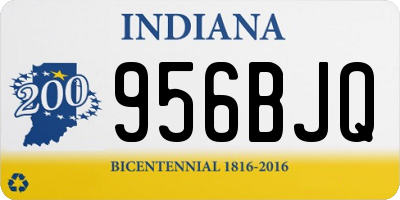 IN license plate 956BJQ