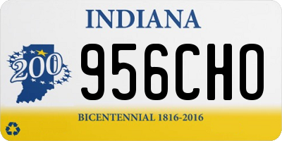 IN license plate 956CHO