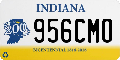 IN license plate 956CMO