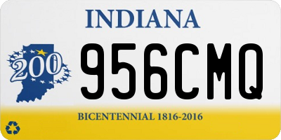 IN license plate 956CMQ