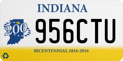 IN license plate 956CTU