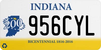 IN license plate 956CYL
