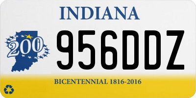 IN license plate 956DDZ
