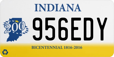 IN license plate 956EDY