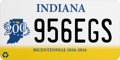 IN license plate 956EGS