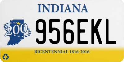 IN license plate 956EKL