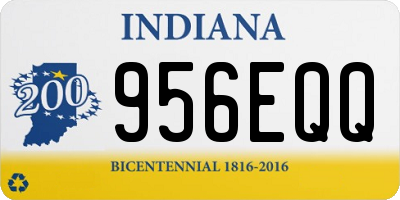 IN license plate 956EQQ