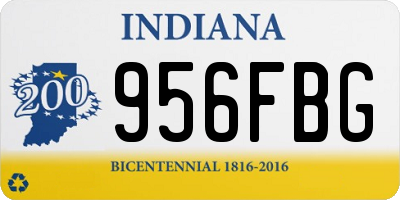 IN license plate 956FBG