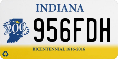 IN license plate 956FDH