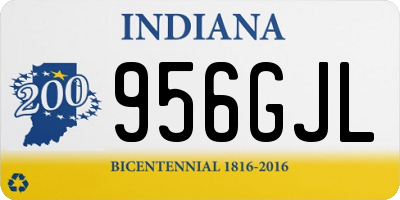 IN license plate 956GJL