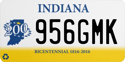 IN license plate 956GMK