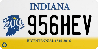 IN license plate 956HEV