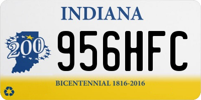 IN license plate 956HFC
