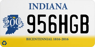 IN license plate 956HGB