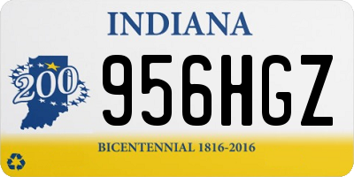 IN license plate 956HGZ
