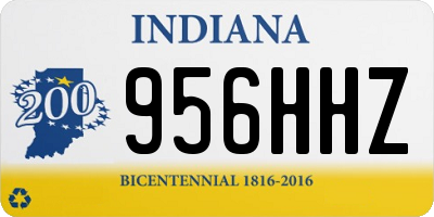 IN license plate 956HHZ