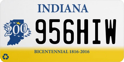 IN license plate 956HIW