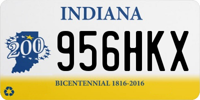 IN license plate 956HKX