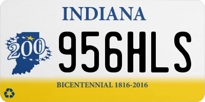 IN license plate 956HLS