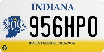 IN license plate 956HPO