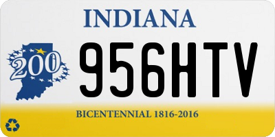 IN license plate 956HTV