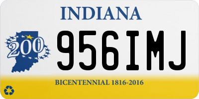 IN license plate 956IMJ
