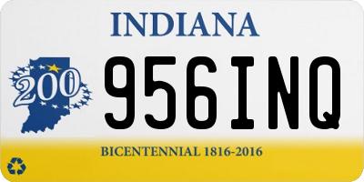 IN license plate 956INQ