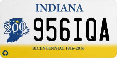 IN license plate 956IQA