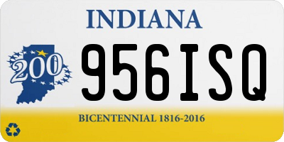 IN license plate 956ISQ