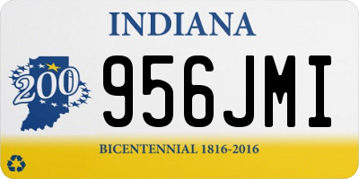 IN license plate 956JMI