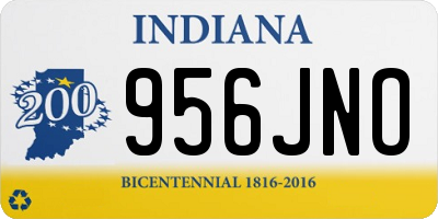 IN license plate 956JNO
