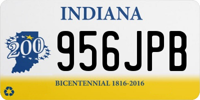 IN license plate 956JPB
