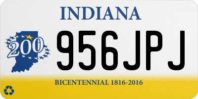 IN license plate 956JPJ