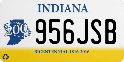 IN license plate 956JSB